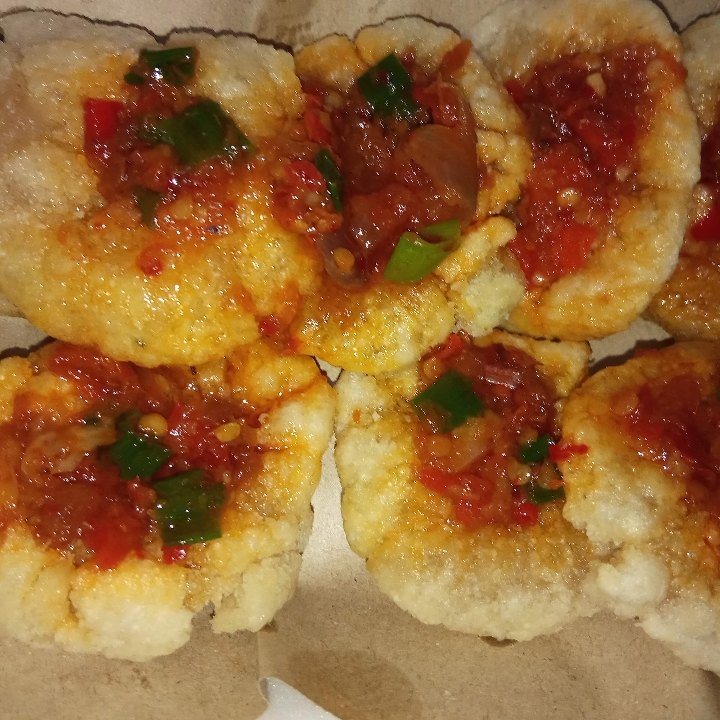 Cireng Goreng Sambal Geprek Pedas Lefel 1-2