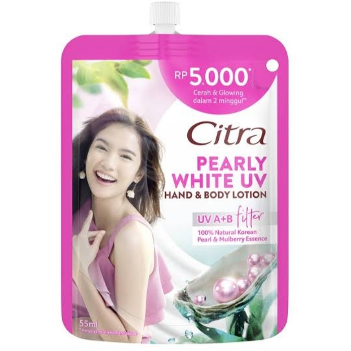 Citra Pearly White Uv Hand Body 55ml