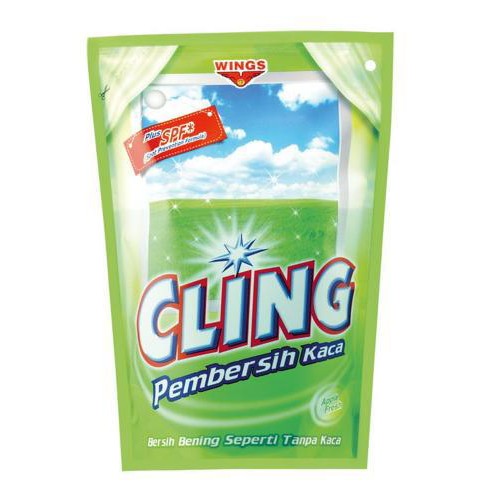 Cling Apple Pembersih Kaca Plastik 425ml