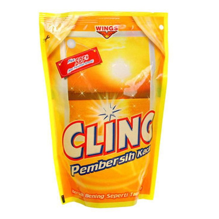 Cling Lemon Pembersih Kaca Plastik 425ml