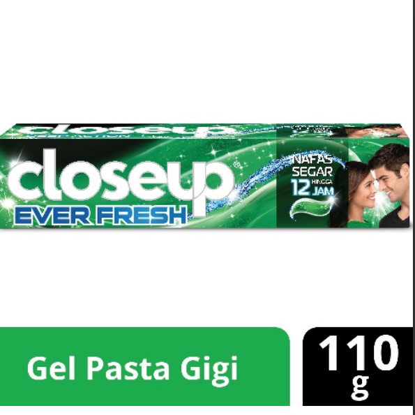 Closeup Pasta Gigi Gel Hijau Gaga