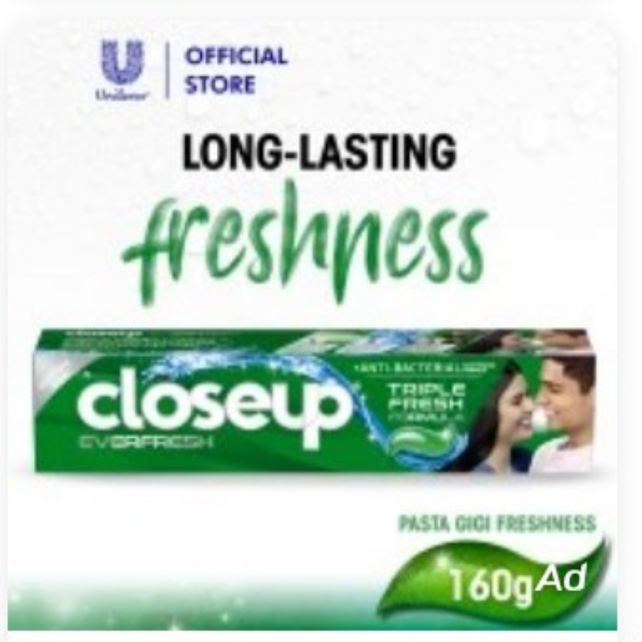 Closeup Toothpaste Mentol Fresh 160 gram