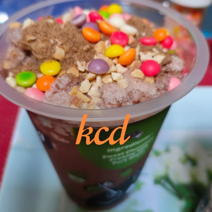 Coklat Mint Topping Kacang mix Chacha