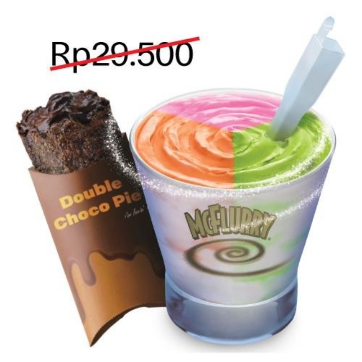 Color Surprise McFlurry Double Choco Pie