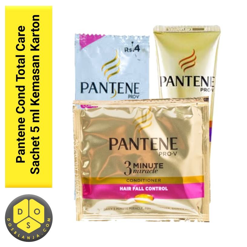 Conditioner Pantene Total Care Sachet 5 ml Kemasan Karton