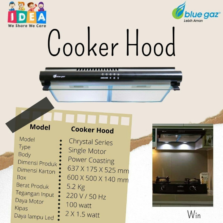 Cooker Hood by Blue Gaz 4