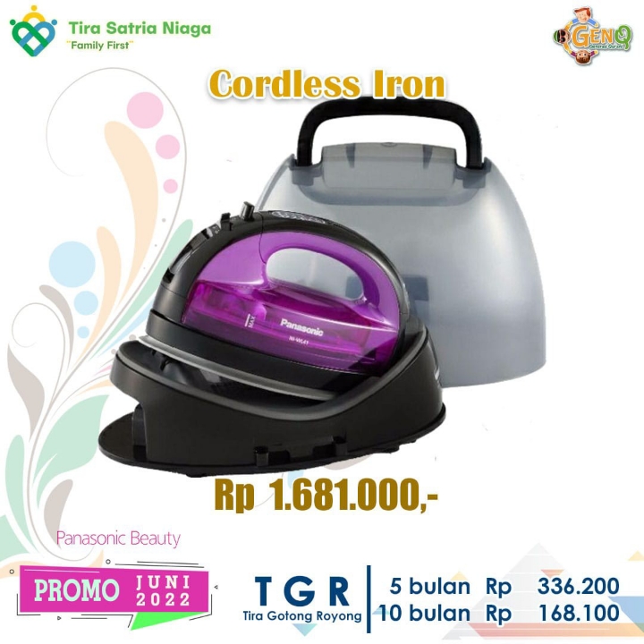 Cordless Iron Setrika Tanpa Kabel