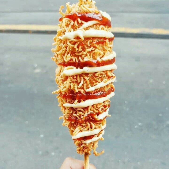 Corndog isi Keju Mozzarella 2