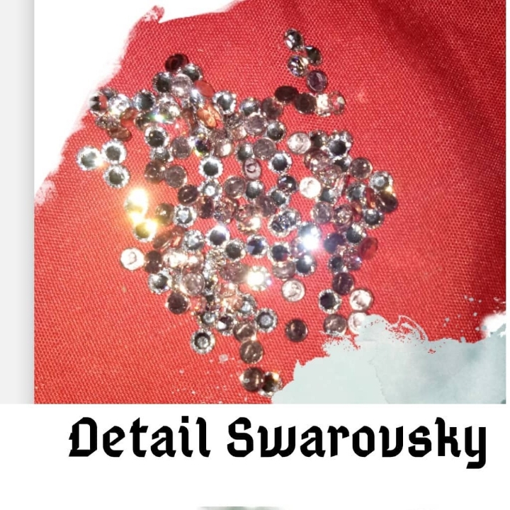 Cotton Swarovsky 5