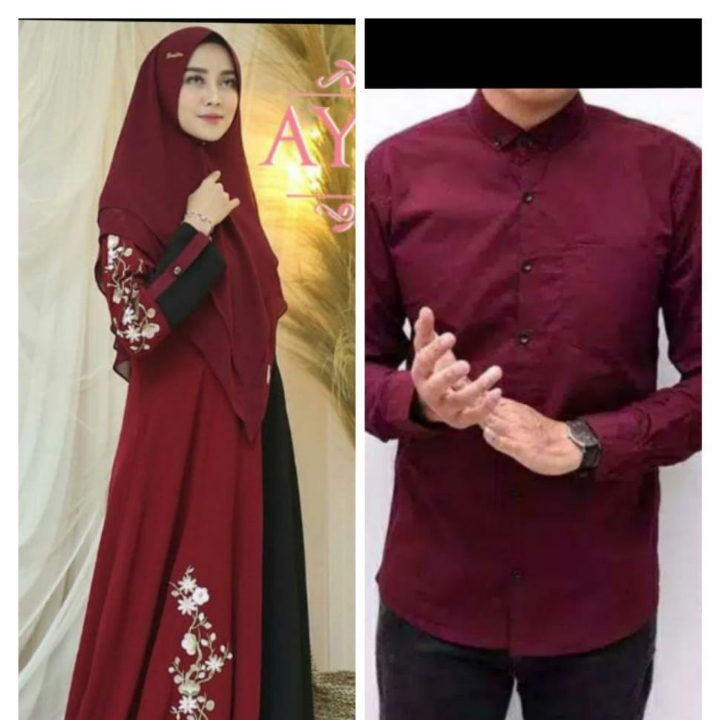 Couple Jubah And Kemeja