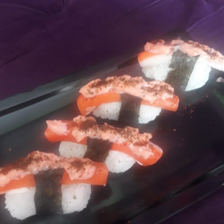 Crab Mentai Nigiri Sushi