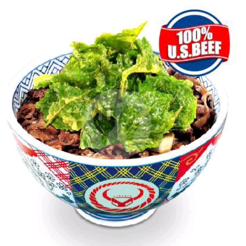 Crispy Spinach Yakiniku Beef Bowl R