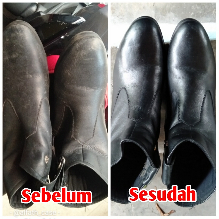 Cuci dan Semir Sepatu