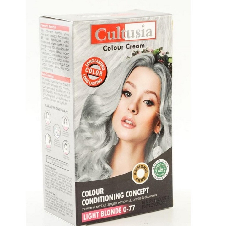 Cultusia Colour Cream Ash Blonde - Rambut