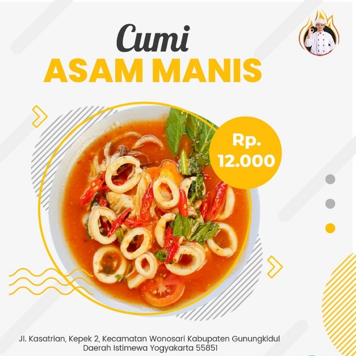 Cumi Asam Manis