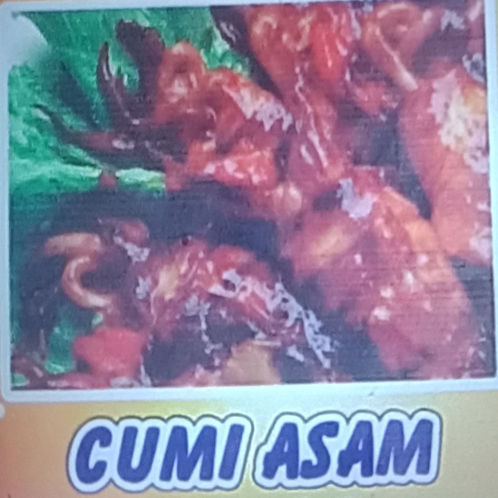 Cumi Asam Pedas Asam Manis