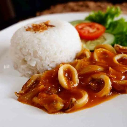 Cumi Asam Pedas Sama Nasi