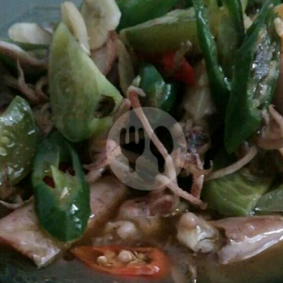 Cumi Asin Cabe Hijau