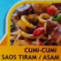 Cumi Cumi Saos Tiram Asam Manis