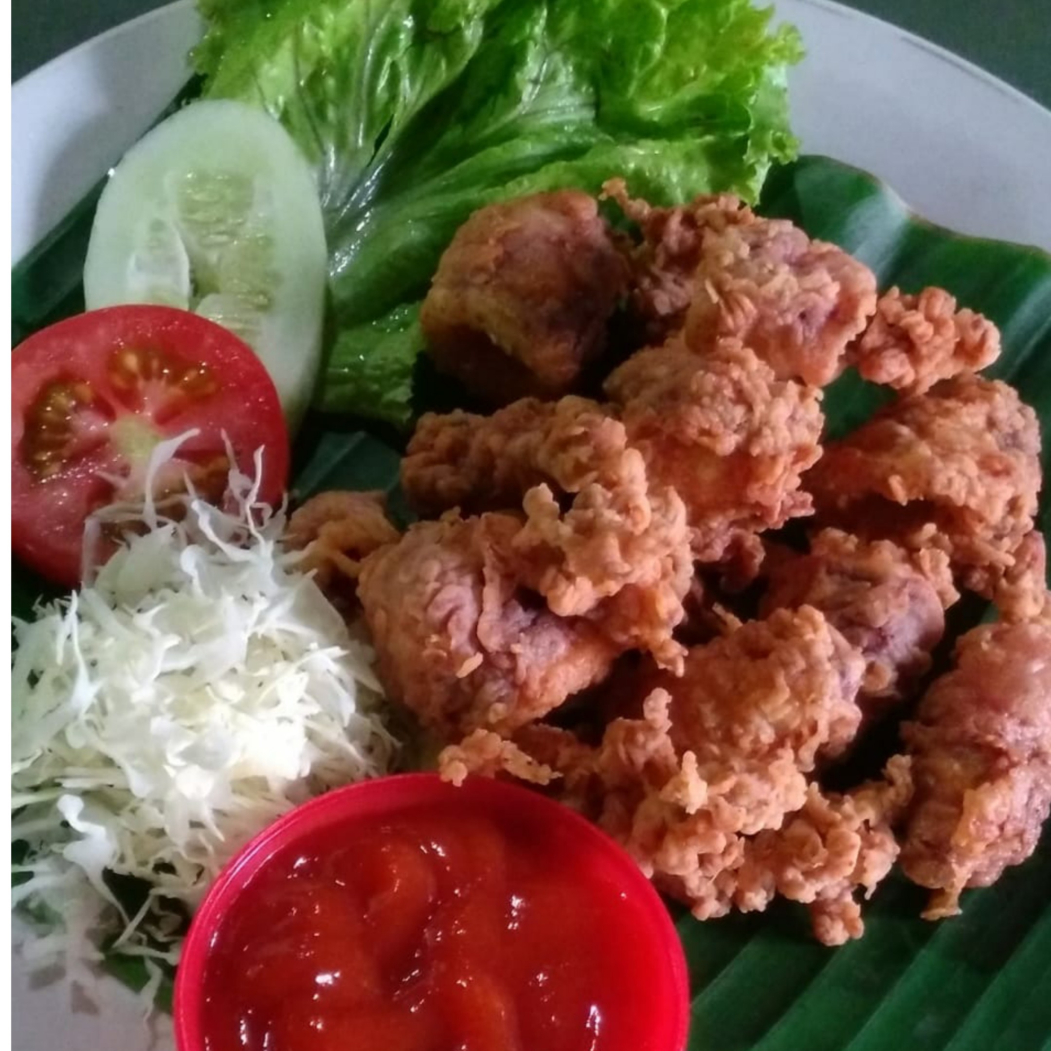 Cumi Goreng Goreng Tepung Seporsi