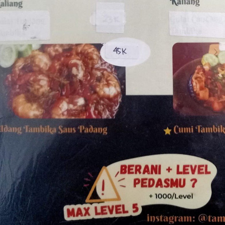 Cumi Tambika Saus Padang