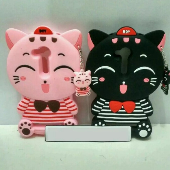 Custom Case ASUS ZENFONE GO B 45  ZB452KG Cat Smile Karakter Silikon