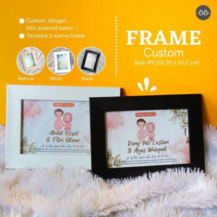 Custom Frame Flower untuk Hadiah Pernikahan Souvenir Pernikahan Wisuda 3