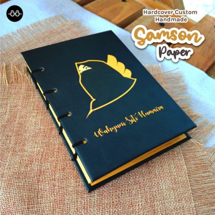 Custom Notebook HARDCOVER A5 Kertas CRAFT SAMSON