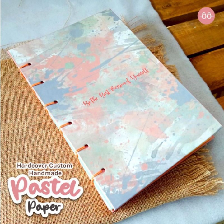 Custom Notebook HARDCOVER Kertas HVS PASTEL