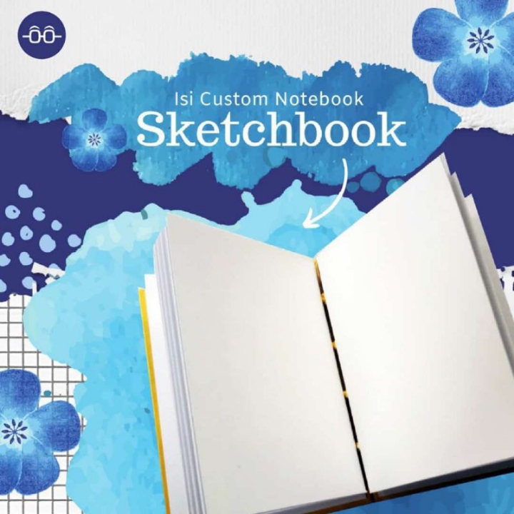 Custom Notebook HARDCOVER Kertas SKETSA 2