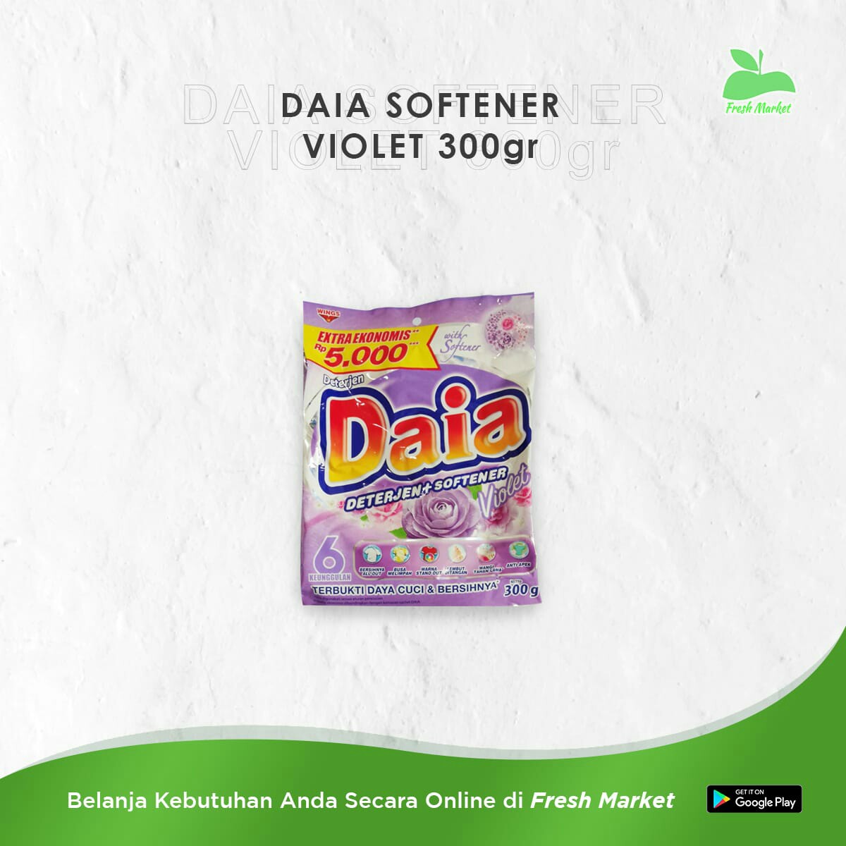 DAIA SOFTENER VIOLET 300 GRAM