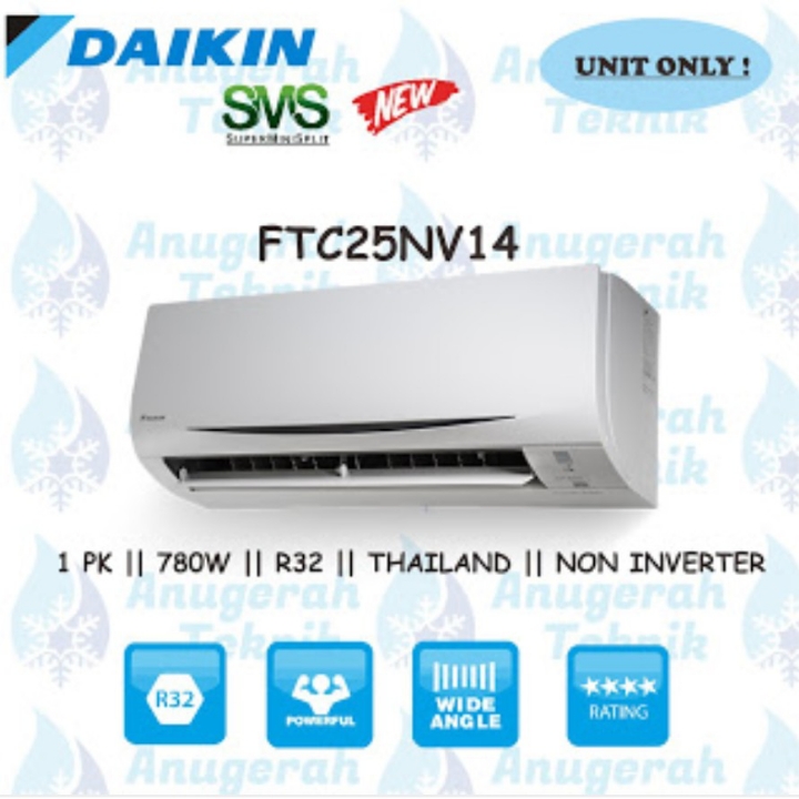 DAIKIN AC Split 1 PK FTC25NV14 Super Mini Split