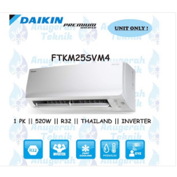 DAIKIN AC Split 1 PK FTKM25SVM4 Premium Inverter