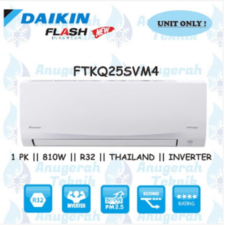 DAIKIN AC Split 1 PK FTKQ25SVM4 Flash Inverter