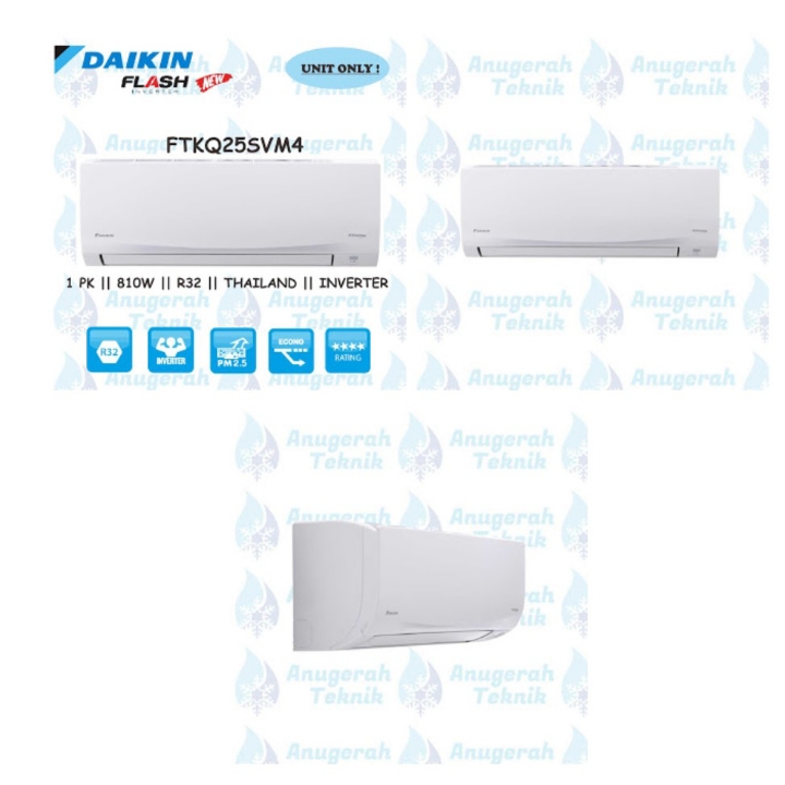 DAIKIN AC Split 1 PK FTKQ25SVM4 Flash Inverter 2