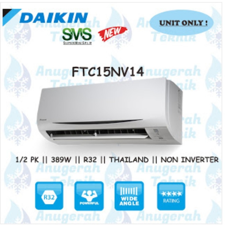 DAIKIN AC Split 12 PK FTC15NV14 Super Mini Split