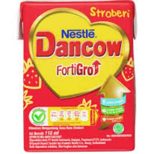 DANCOW UHT STRAWBERRY TETRAPACK 110ML