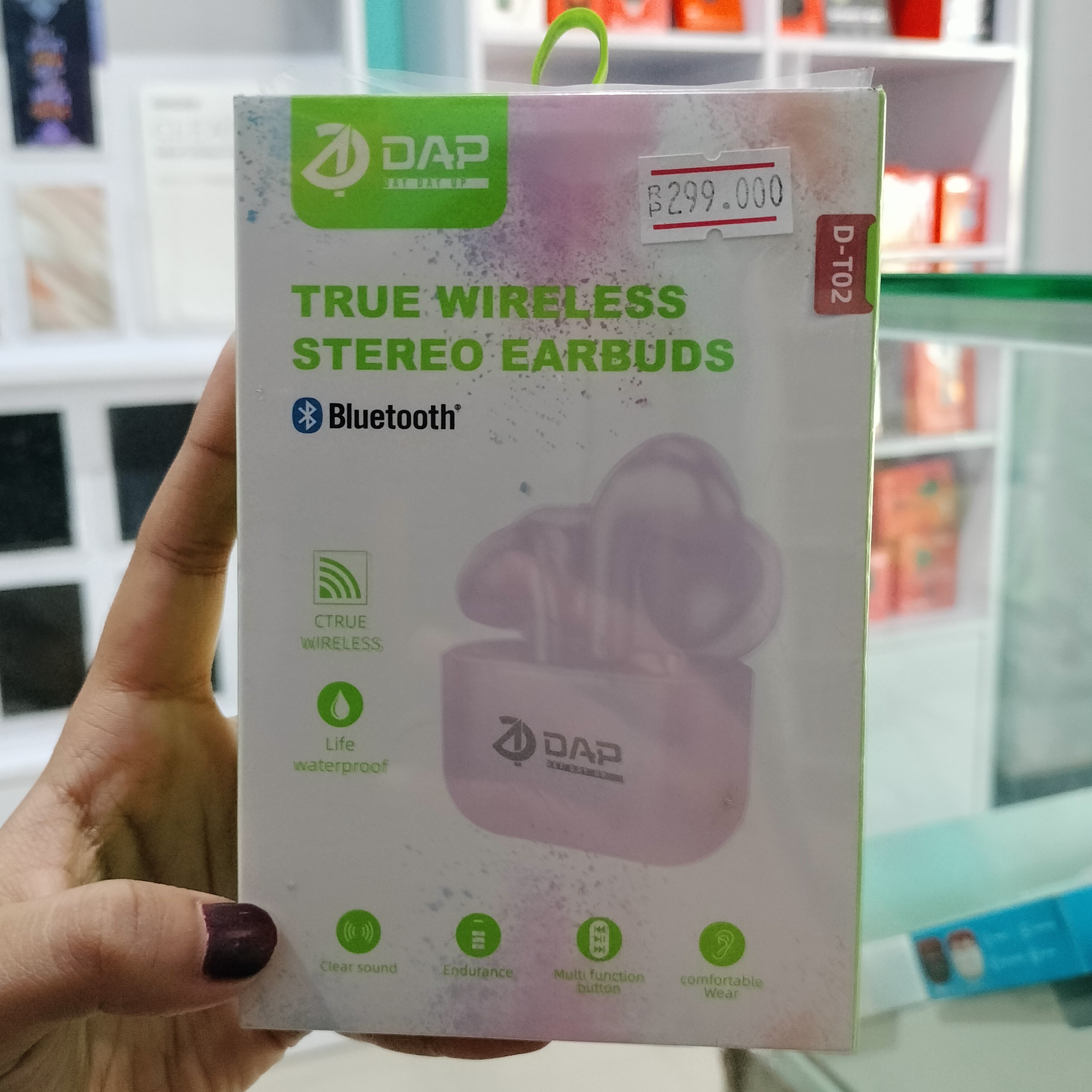 DAP True Wireless Streo Earbuds D-T02