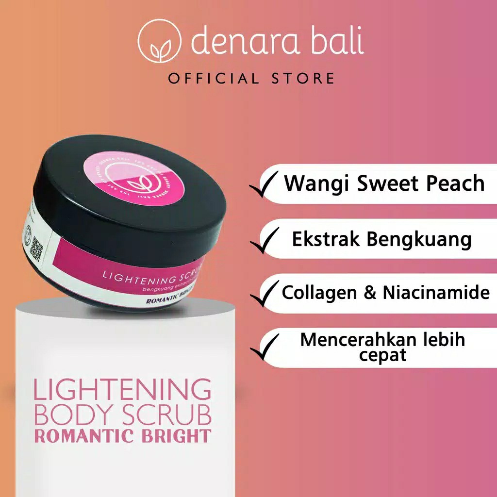 DENARA BALI PREMIUM SERIES Body Scrub Colagen and Lightening 100gr 2