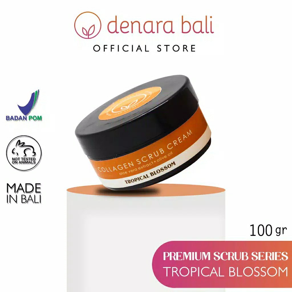 DENARA BALI PREMIUM SERIES Body Scrub Colagen and Lightening 100gr 5