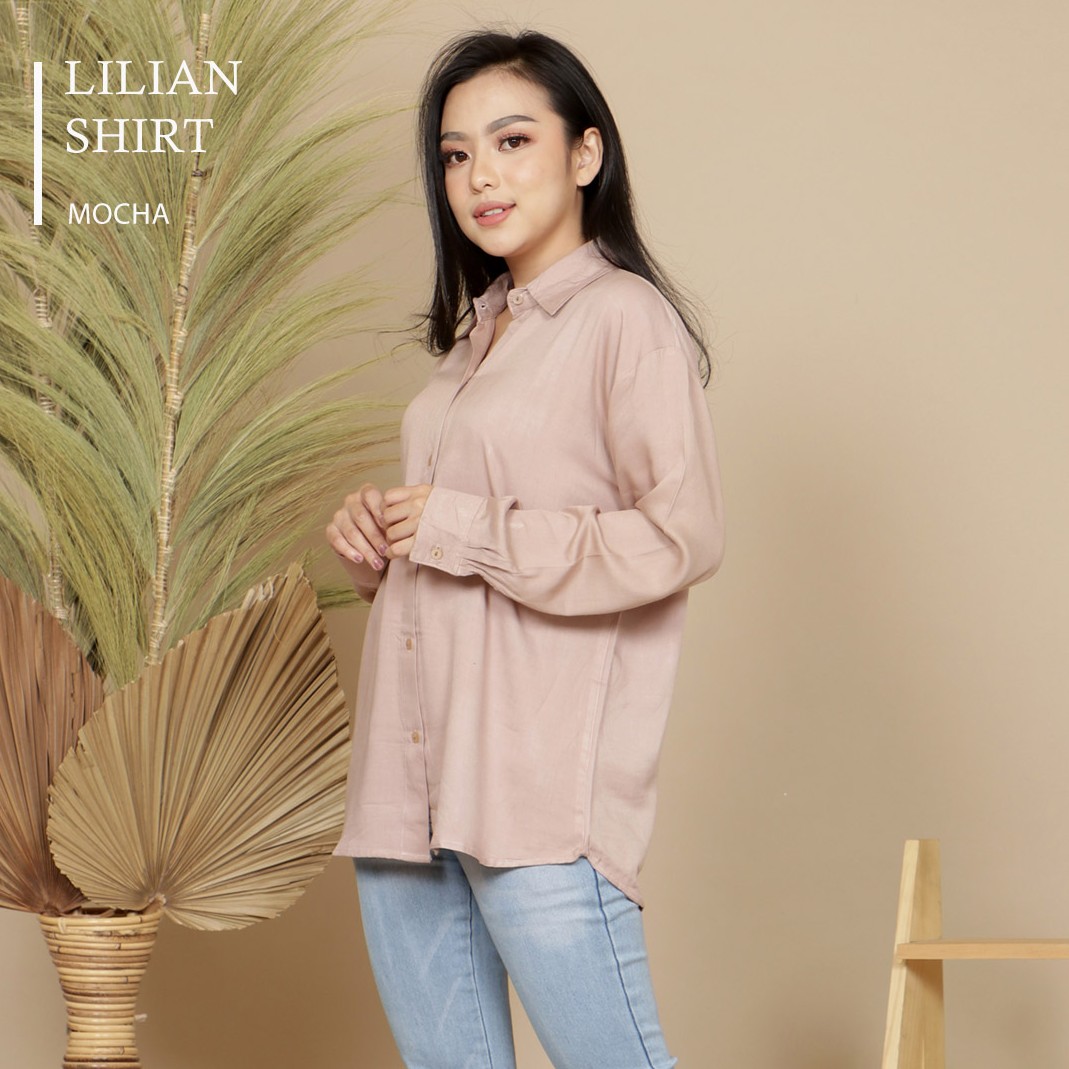 DETAIL ITEM - Lilian Oversized Long Shirt- Smart Casual and Comfy L 2