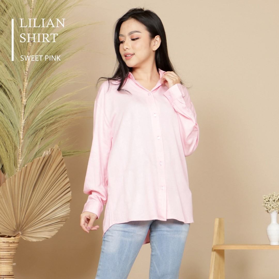 DETAIL ITEM - Lilian Oversized Long Shirt- Smart Casual and Comfy L 3