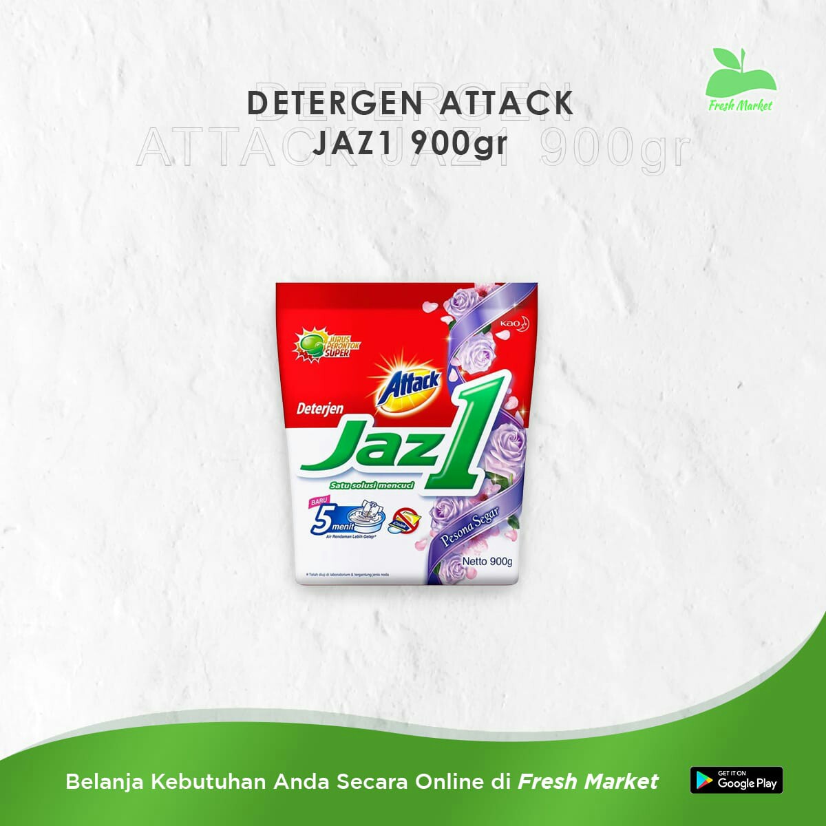 DETERGEN ATTACK JAZ1 900 GRAM