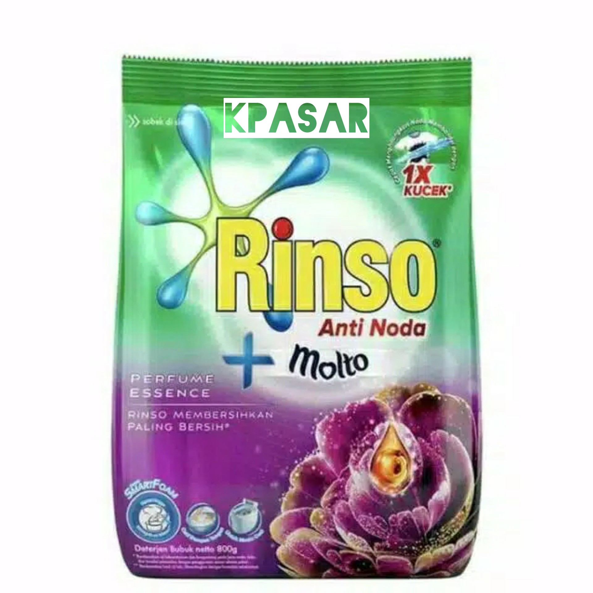 DETERJEN RINSO BUBUK KEMASAN 770GR