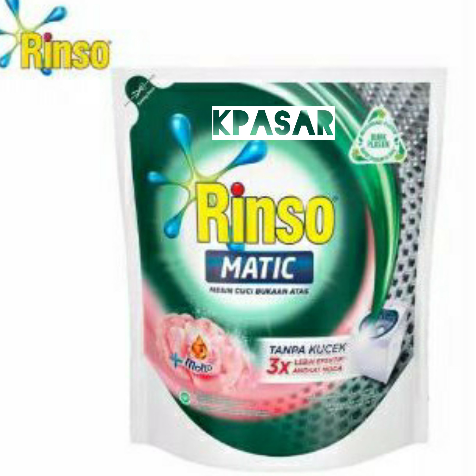 DETERJEN RINSO CAIR BUKAAN ATAS 1600ML