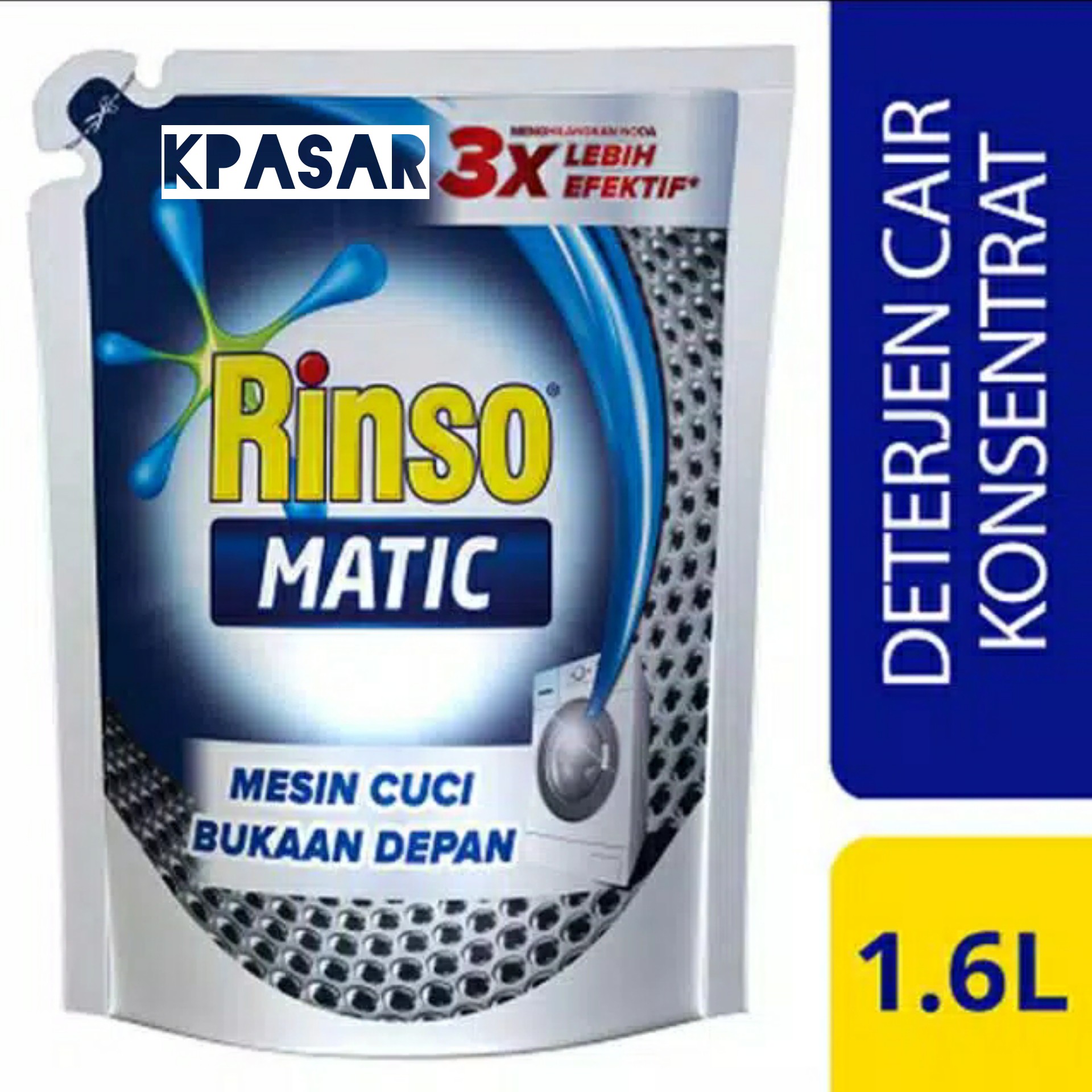 DETERJEN RINSO CAIR BUKAAN DEPAN 1600ML