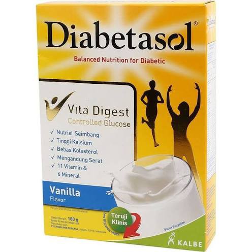 DIABETASOL IMPROVED FORMULA WITH VITA DIGEST VANILLA KOTAK 1