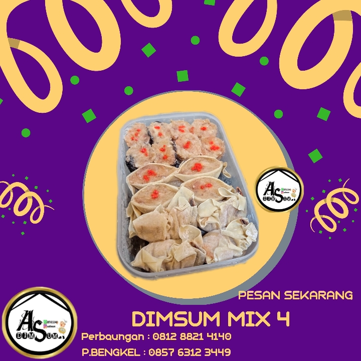 DIMSUM MIX 4 AS DIMSUM Styrofoam Up Size