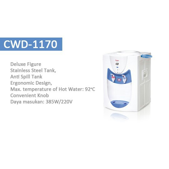 DISPENSER 1 TINGKAT COSMOS TIPE CWD 1170 MERK COSMOS PER UNIT 2