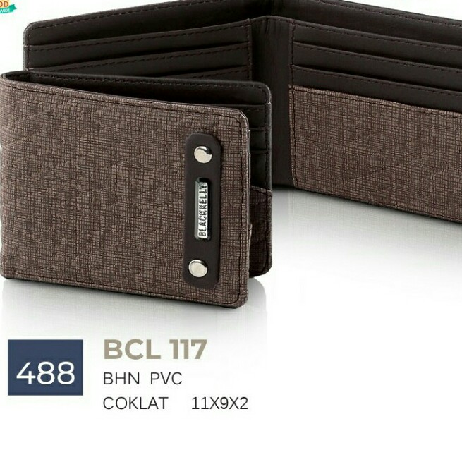 DOMPET LIPAT CASUAL PRIA BLACKKELLY KATALOG BARU COD ASLI OR